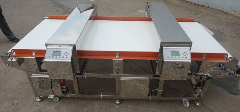 Push Plat Rejection Metal Detector Machine