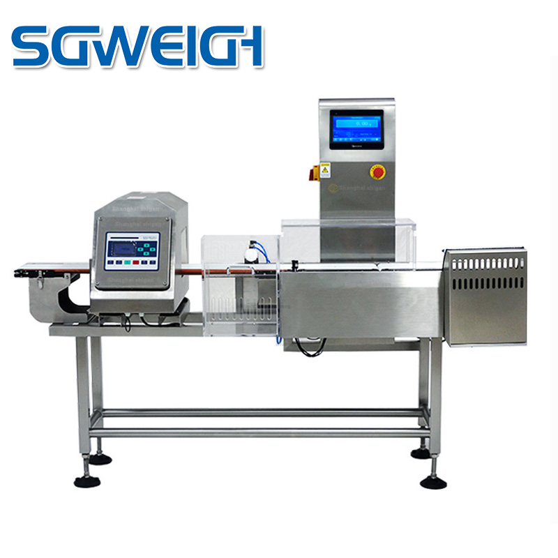 Industrial Checkweigher and Metal Detector Combo