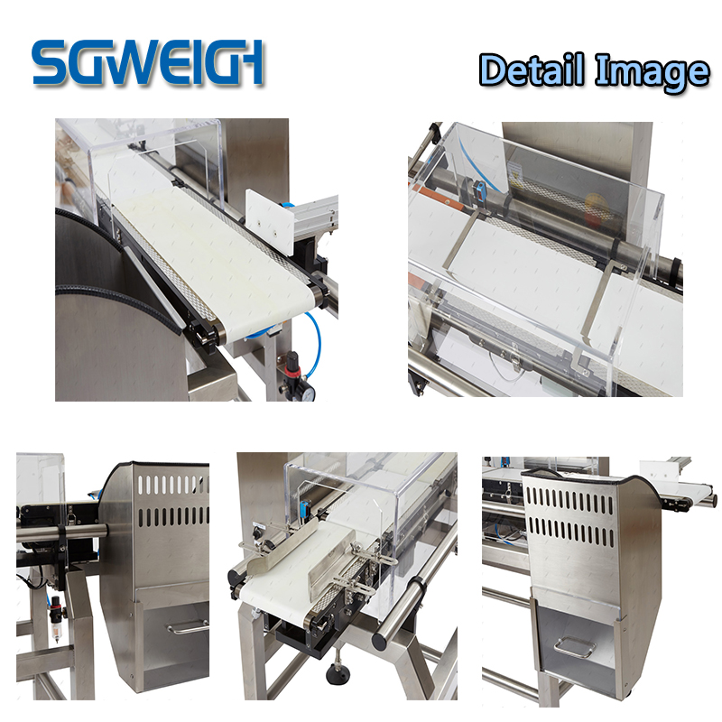 SG-400 Online Conveyor Weight Scale Check Weigher Machine for Food Packages