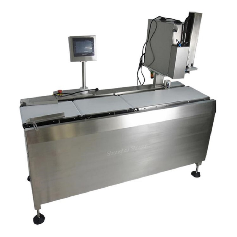 SG-T300 Automatic High Speed Check Weigher And Labeling Machine Combo for Box