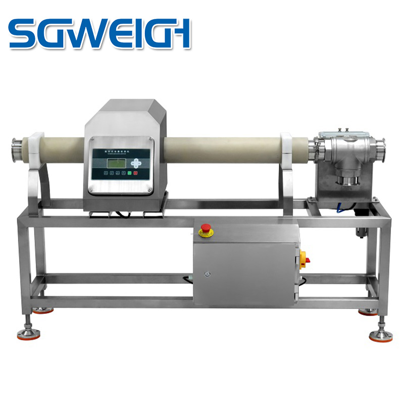Liquid Pipeline Metal Detector Machine,Foreign Object Detection Flowing Material Metal Detector