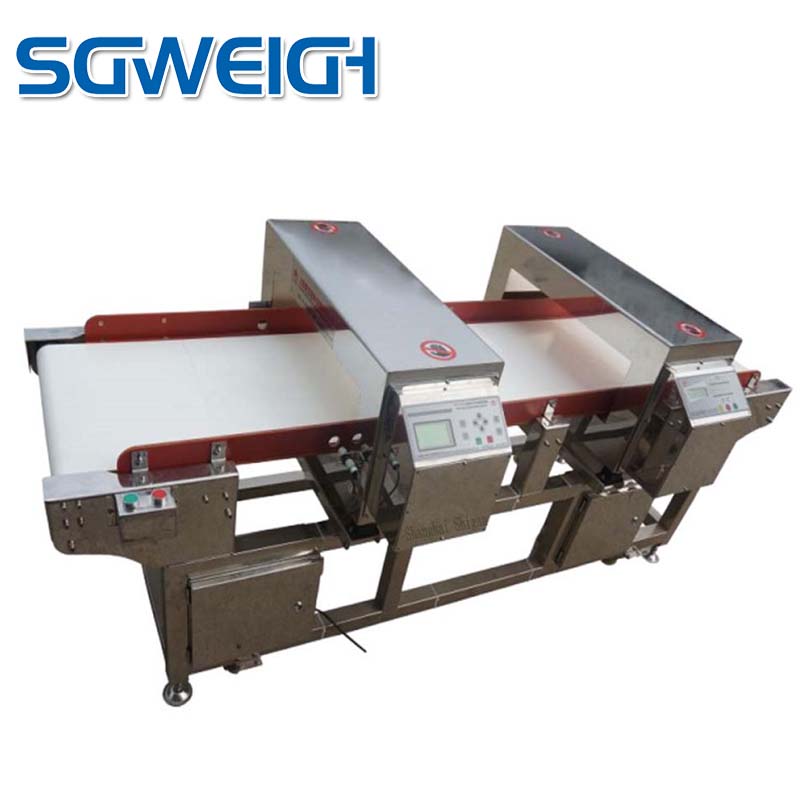 Production Line Heavy Duty Push Plat Rejection Clothing/Food Metal Detector Machine
