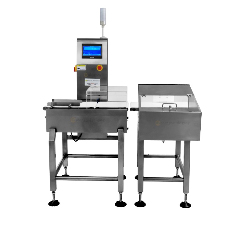 Automatic Check Weigher Conveyor Belt Weighing Machine High Speed Checkweigher